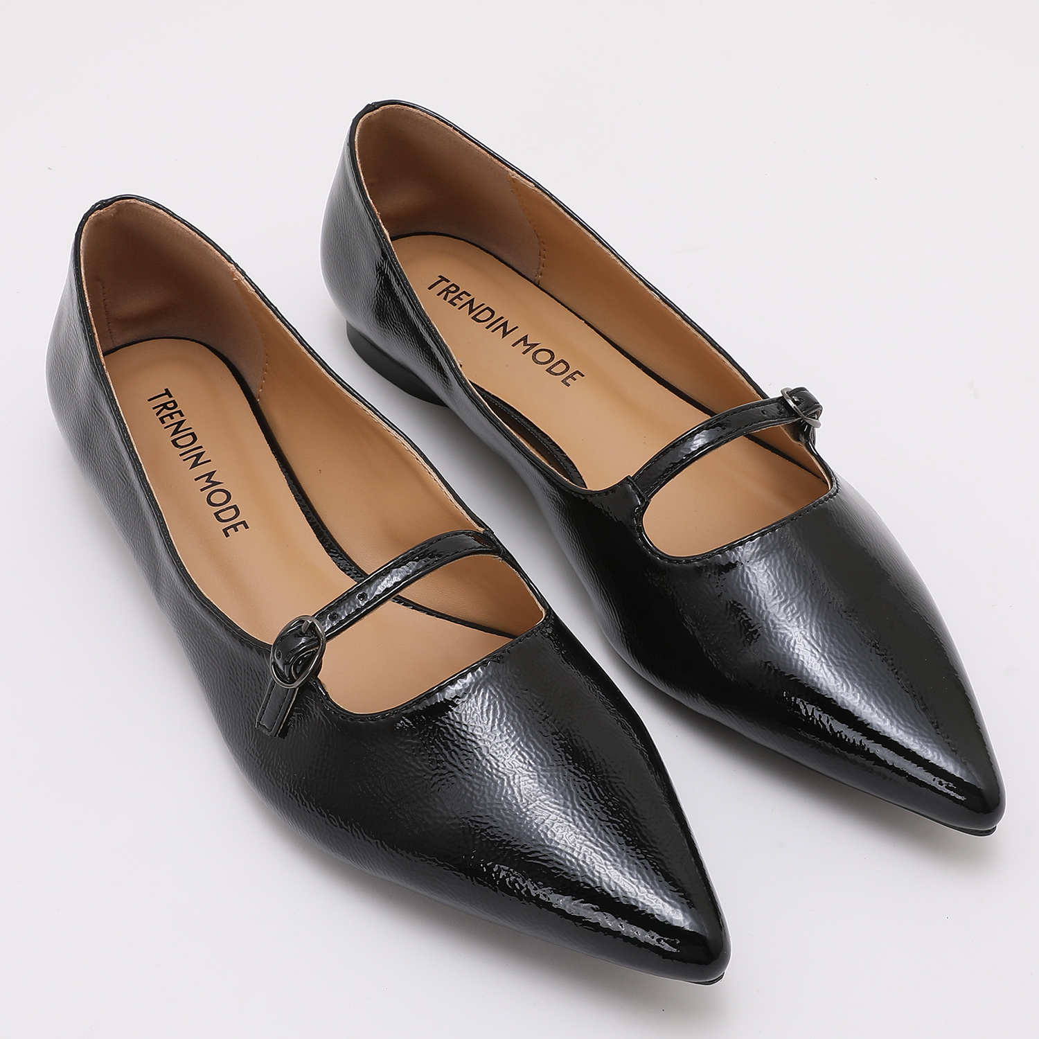 TMA05001_PATENT_BLACK_3 Pointy Ballerina TMA05001 Patent Black - Image 1