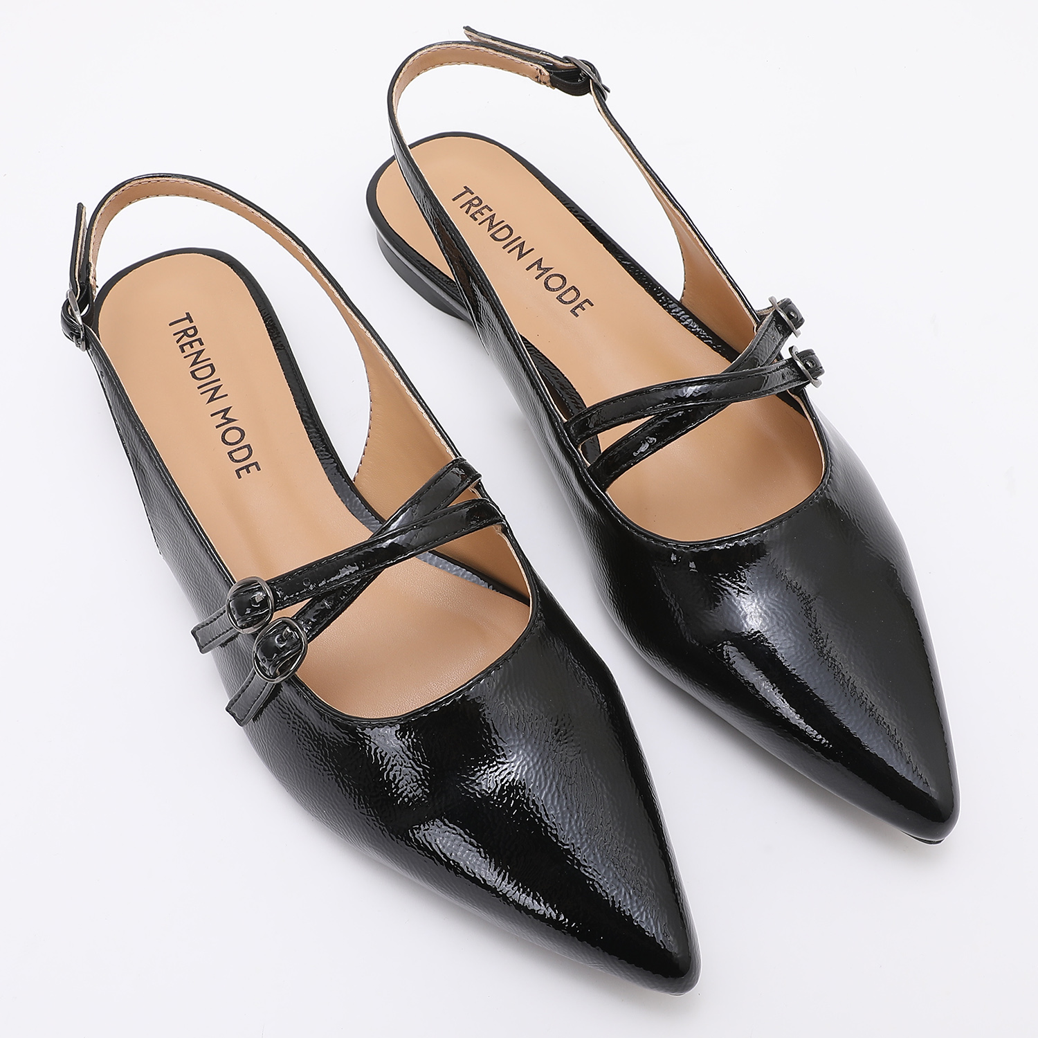 TMA05002_PATENT_BLACK_5 Pointy Slingback TMA05002 Patent Black - Image 1