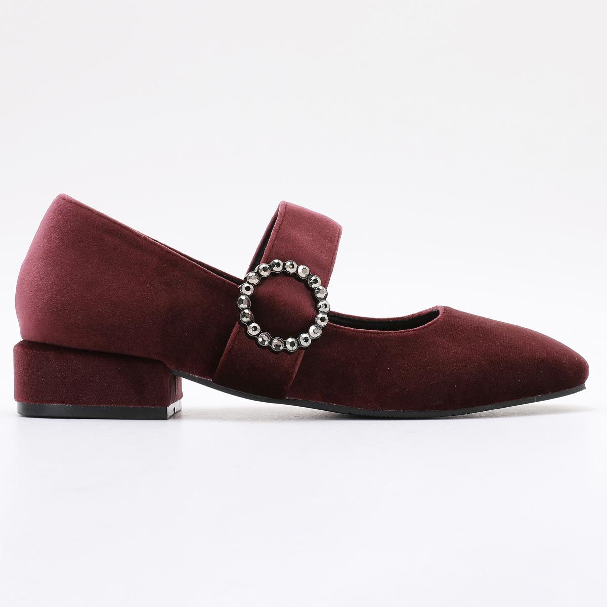 TMA06001_VELVET_WINE_5 Square Shoes TMA06001 Velvet Wine - Image 1